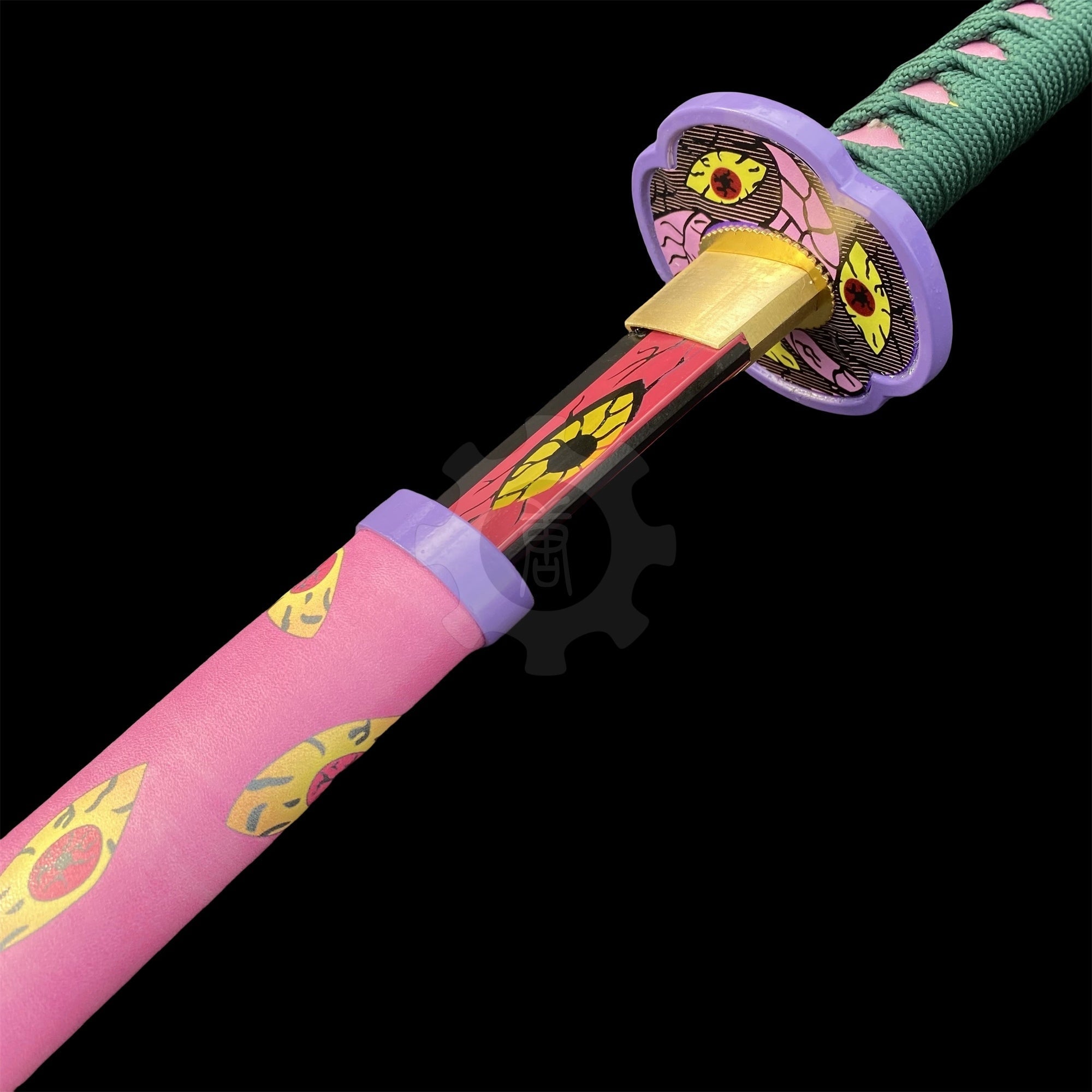 Kokushibo Katana Nichirin Sword 1045 Carbon Steel Version - Tophatter Daily Deals