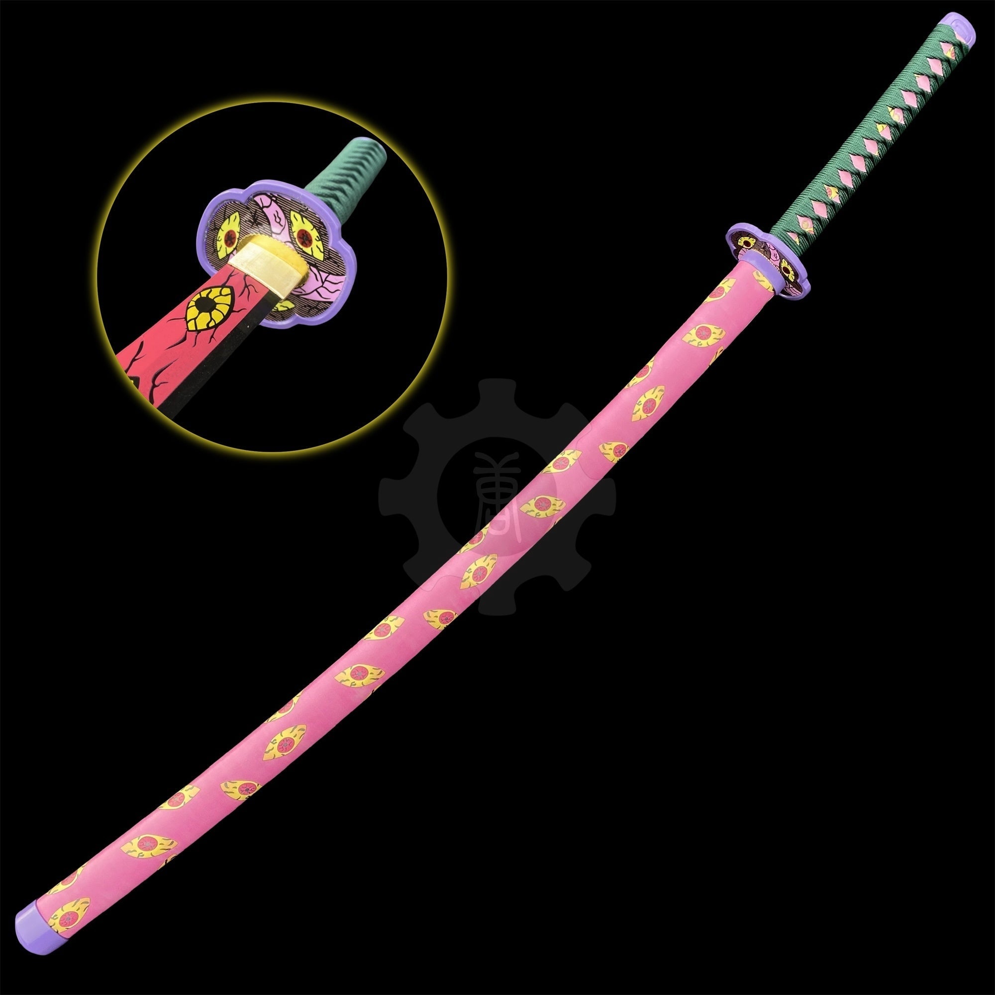 Kokushibo Katana Nichirin Sword 1045 Carbon Steel Version - Tophatter Daily Deals