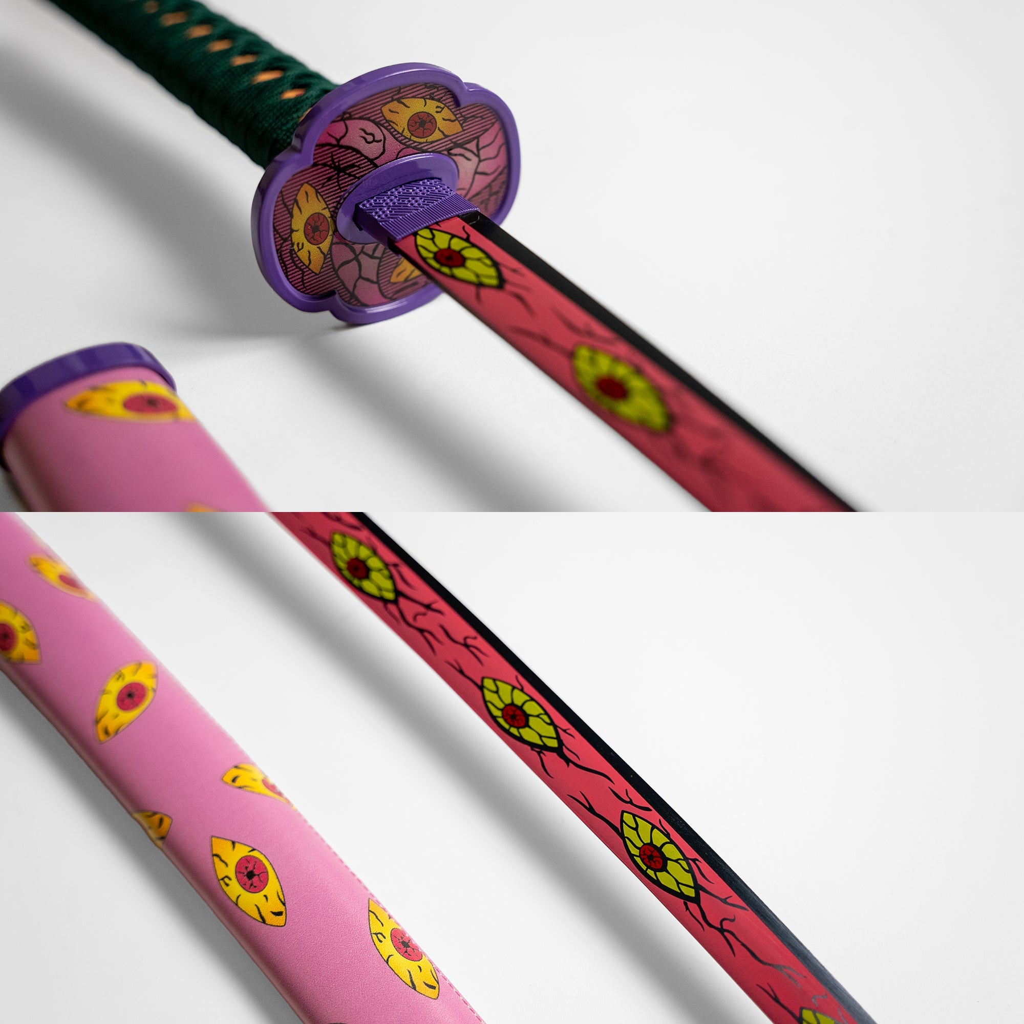 Kokushibo's "Kyokokukamusari" Flesh Katana Anime Sword - Tophatter Daily Deals