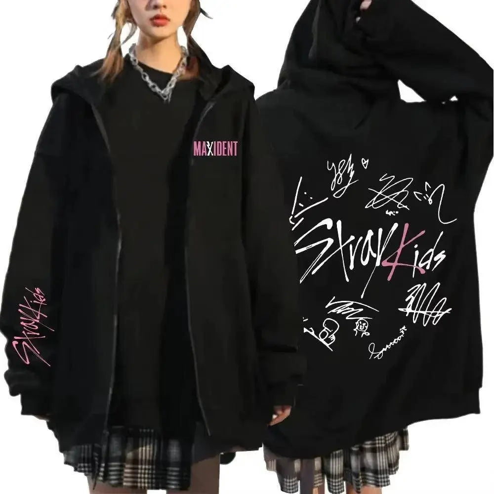 Kpop Harajuku Style Hooded Sweatshirt - Tophatter Daily Deals