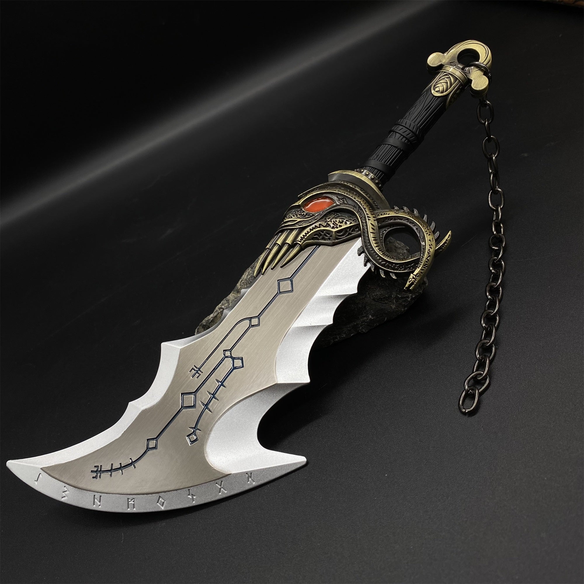 Metal Blades of Chaos 1:2 Luminous Replica Blades of Chaos(One) - Tophatter Daily Deals