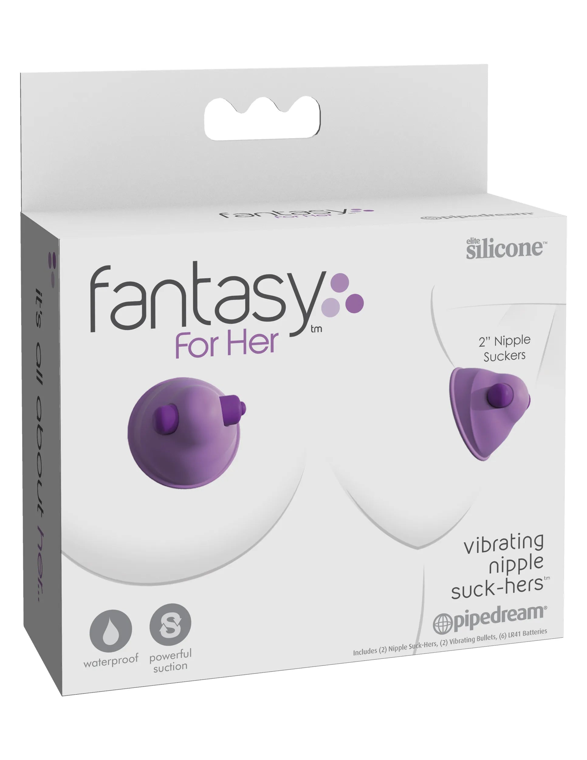 Fantasy for Her Vibrating Nipple Suck-Her – 2 Inch Vibrating Nipple Toy > Sex Toys > Nipple Suckers - Tophatter Daily Deals