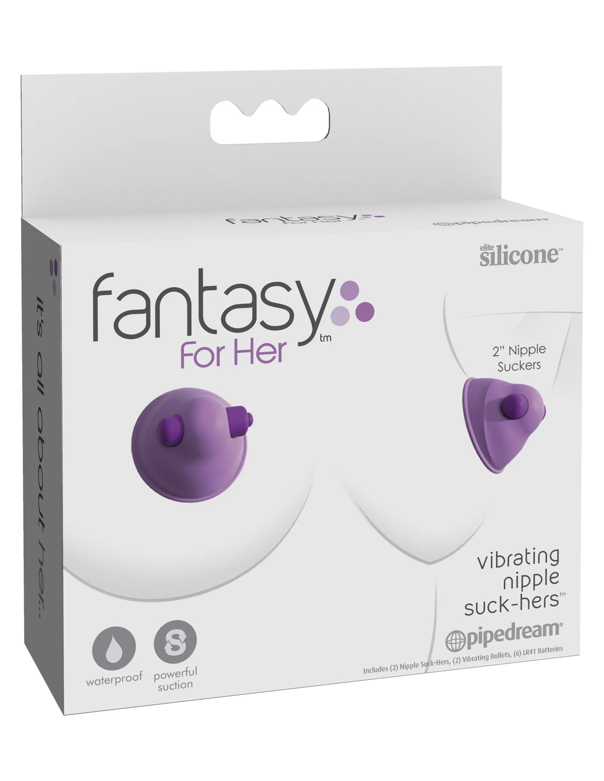 Fantasy for Her Vibrating Nipple Suck-Her – 2 Inch Vibrating Nipple Toy > Sex Toys > Nipple Suckers - Tophatter Daily Deals