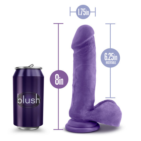 Au Naturel Bold Hero 8 Inch Dildo Purple > Dildos > Realistic Dildos - Tophatter Daily Deals