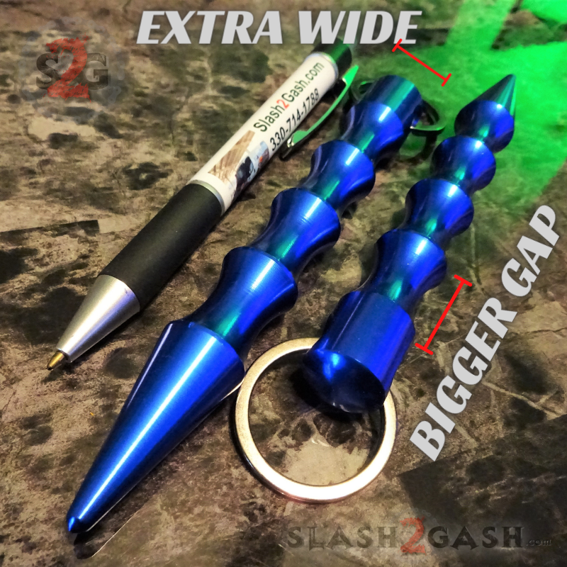 Wavy Kubotan Self Defense Stick Keychain Ninja Weapon - Asst. colors SD-KeyChain - Tophatter Daily Deals