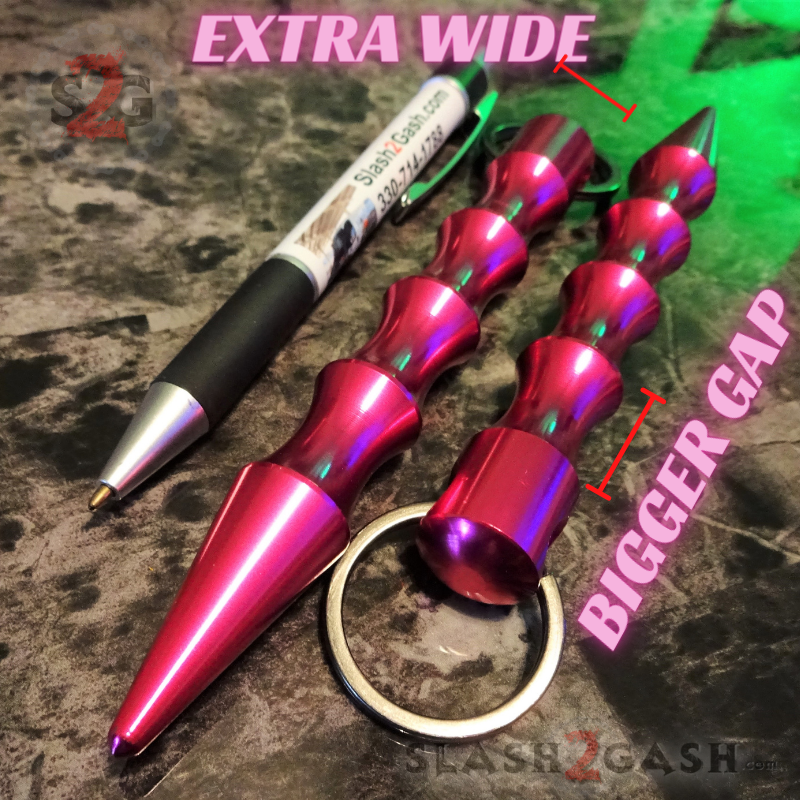 Wavy Kubotan Self Defense Stick Keychain Ninja Weapon - Asst. colors SD-KeyChain - Tophatter Daily Deals