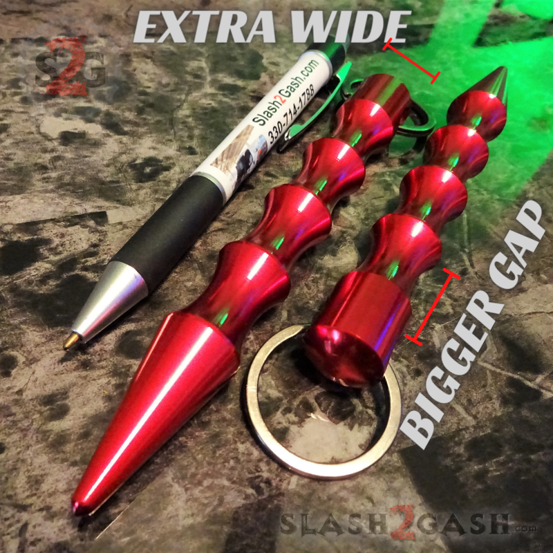 Wavy Kubotan Self Defense Stick Keychain Ninja Weapon - Asst. colors SD-KeyChain - Tophatter Daily Deals