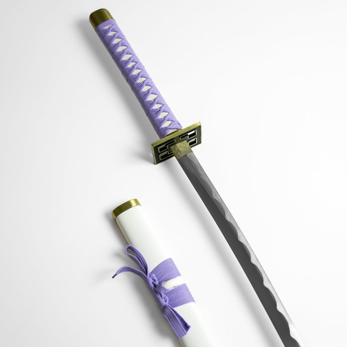 Kuchiki Byakuya's "Senbonzakura" Katana White Sheath Anime Sword - Tophatter Daily Deals