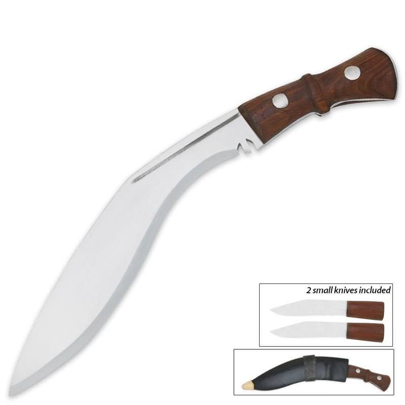 Genuine Gurkha Kukri Full Tang Handmade Army Knife Collectible Weapons - Tophatter Daily Deals