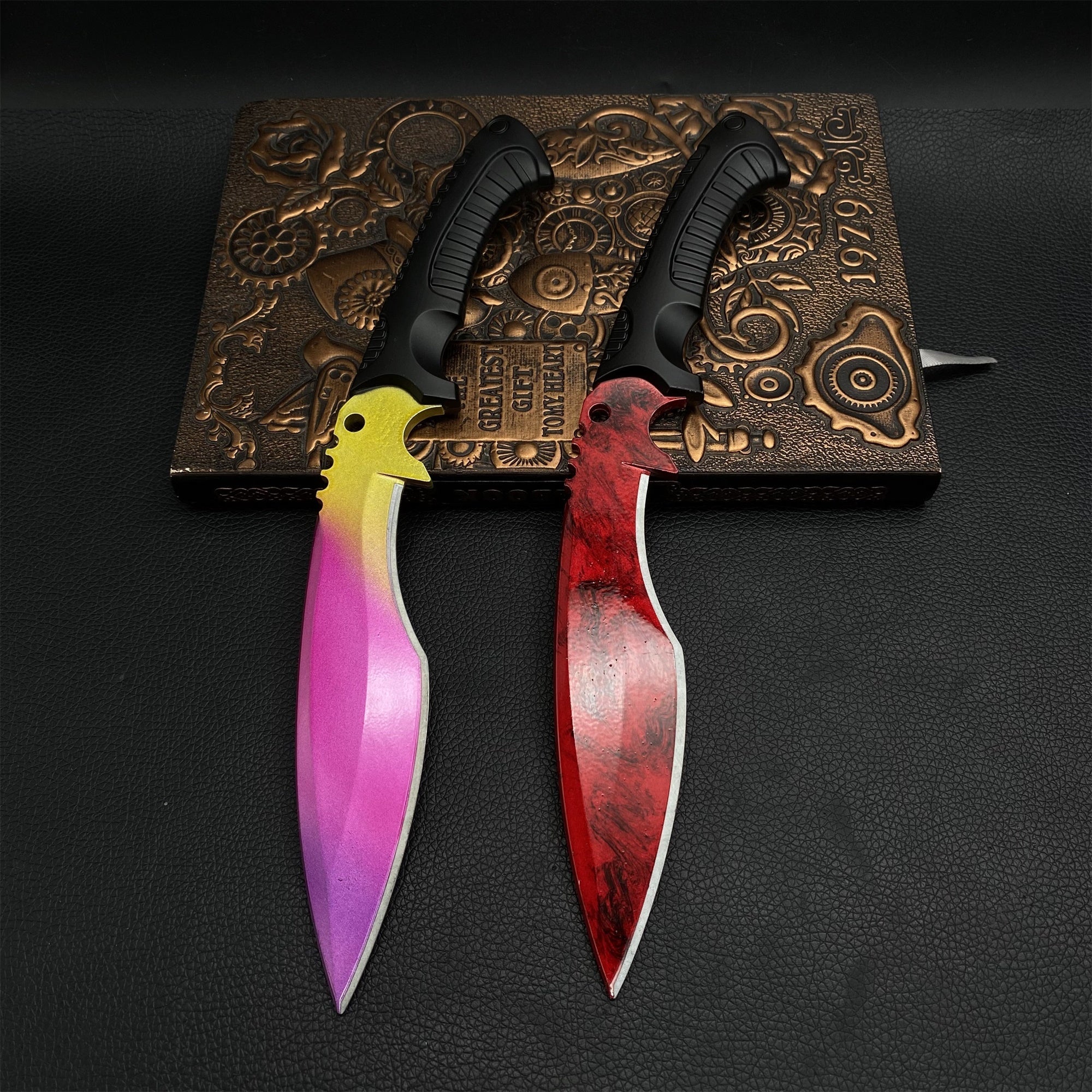 Metal Kukri Knife Game Props 2 Options - Tophatter Daily Deals