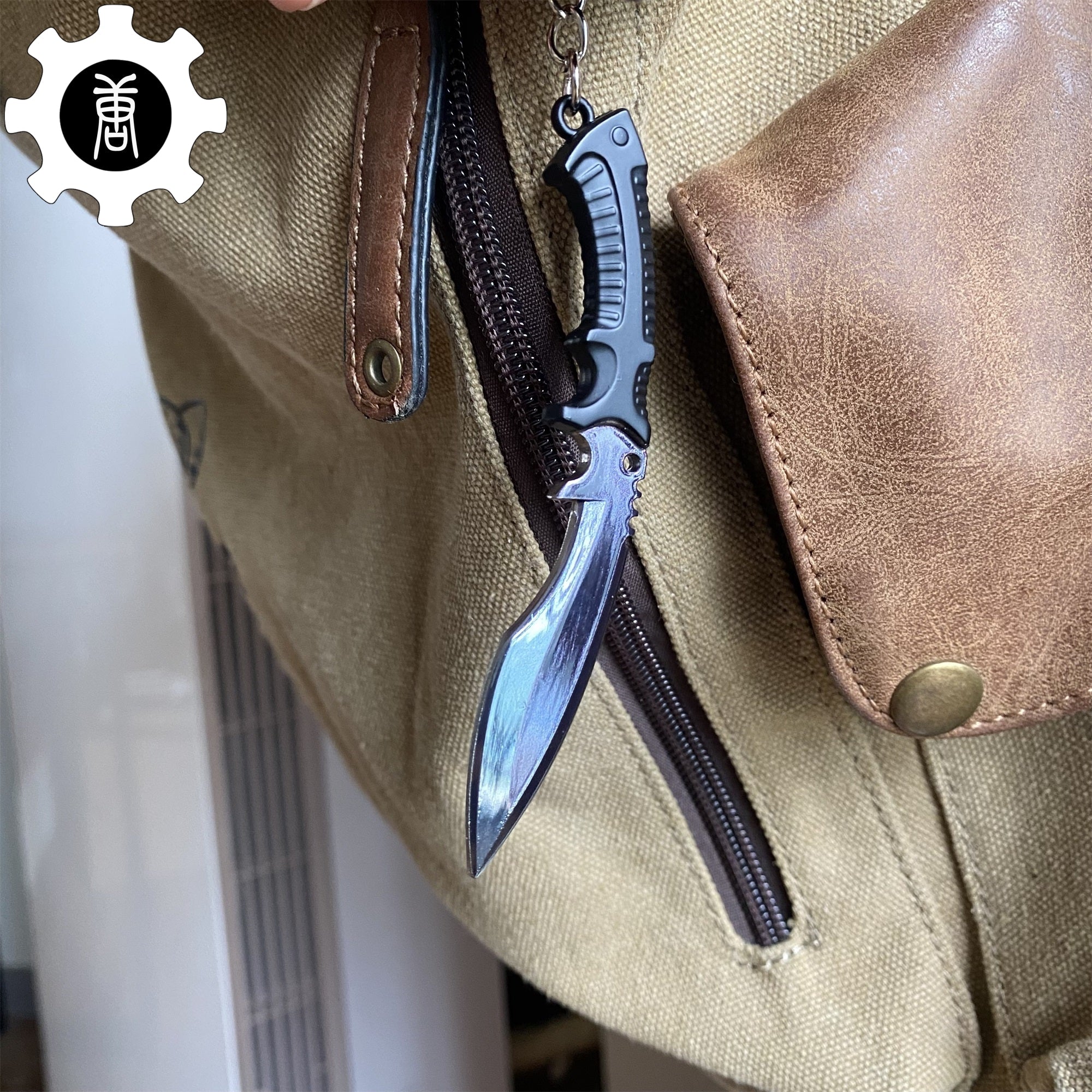 Tiny Kukri Knife Slaughter And Forest DDPAT Skin Keychain - Tophatter Daily Deals