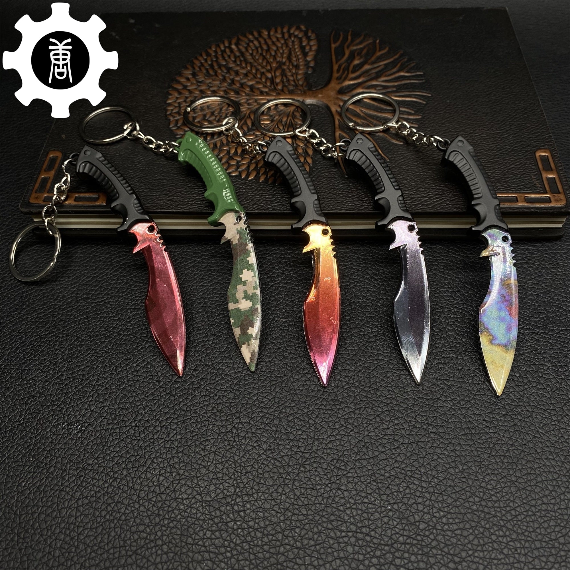 Tiny Kukri Knife Slaughter And Forest DDPAT Skin Keychain - Tophatter Daily Deals