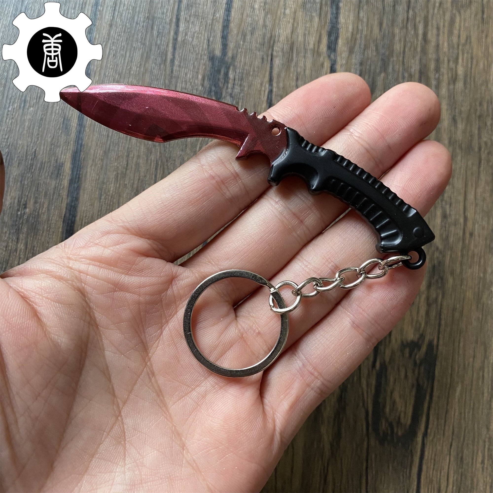 Tiny Kukri Knife Slaughter And Forest DDPAT Skin Keychain - Tophatter Daily Deals
