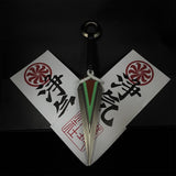 IRL OW2 Kiriko Kunai Metal Replica-Blunt Blade Version Kunai & 2 Pcs Stickers - Tophatter Daily Deals