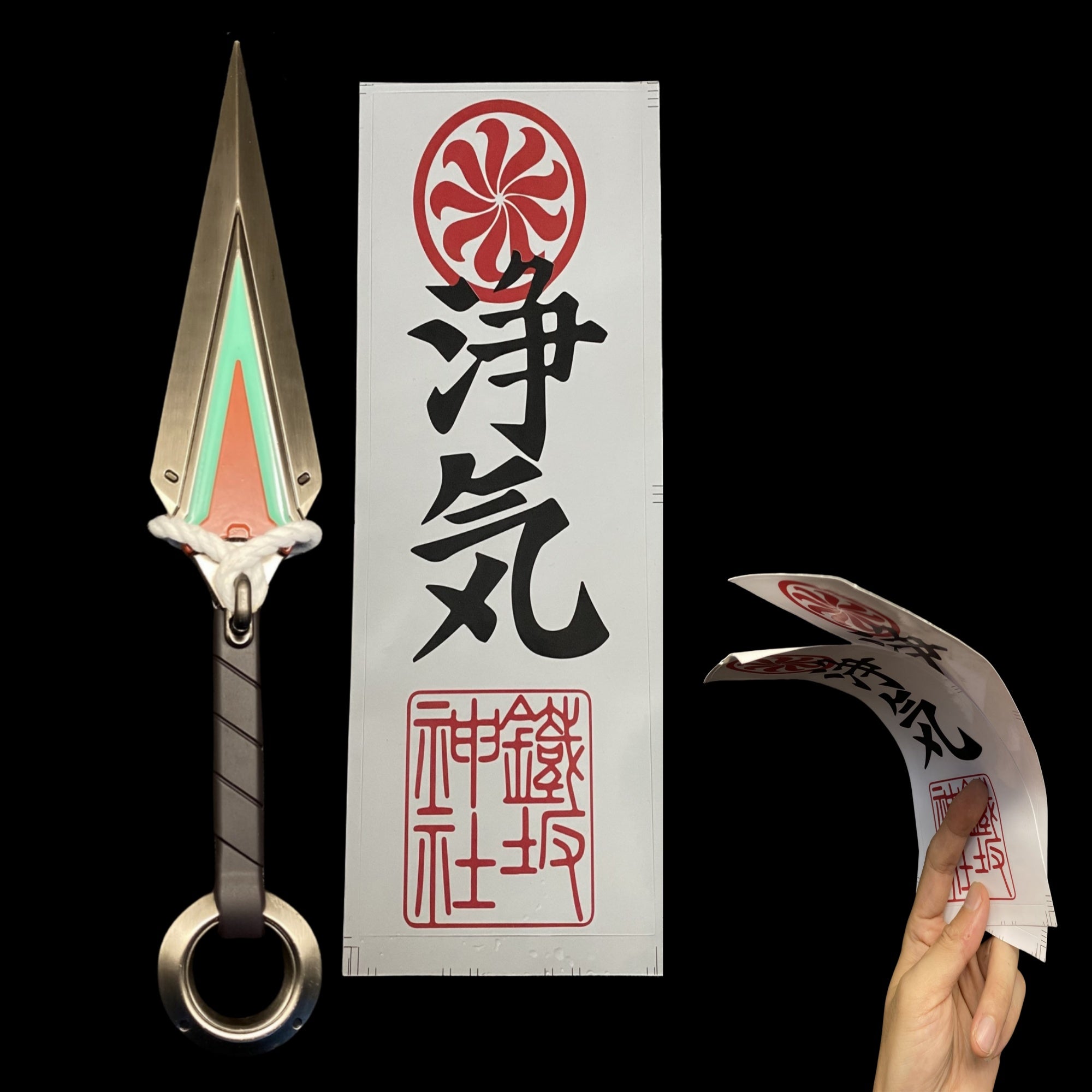 IRL OW2 Kiriko Kunai Metal Replica-Blunt Blade Version - Tophatter Daily Deals