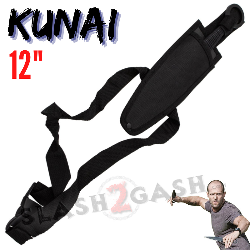 Kunai Throwing Knives w/ Ring and Sheath - Assorted Sizes/Colors Knife-Thrower - Tophatter Daily Deals