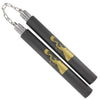 Kung Fu Master Martial Arts Training Nunchaku Black - TOPHATTER'S ARMORY DEALS Collectible Weapons - Tophatter Daily Deals