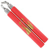Kung Fu Master Martial Arts Training Nunchaku Red - TOPHATTER'S ARMORY DEALS Collectible Weapons - Tophatter Daily Deals