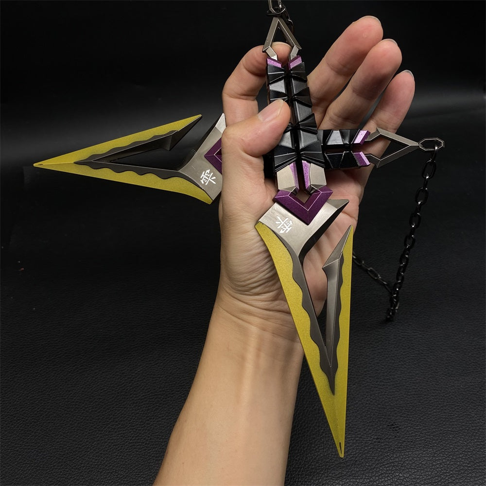 Kuronami No Yaiba Purple Melee Metal Props USA Stock - Tophatter Daily Deals