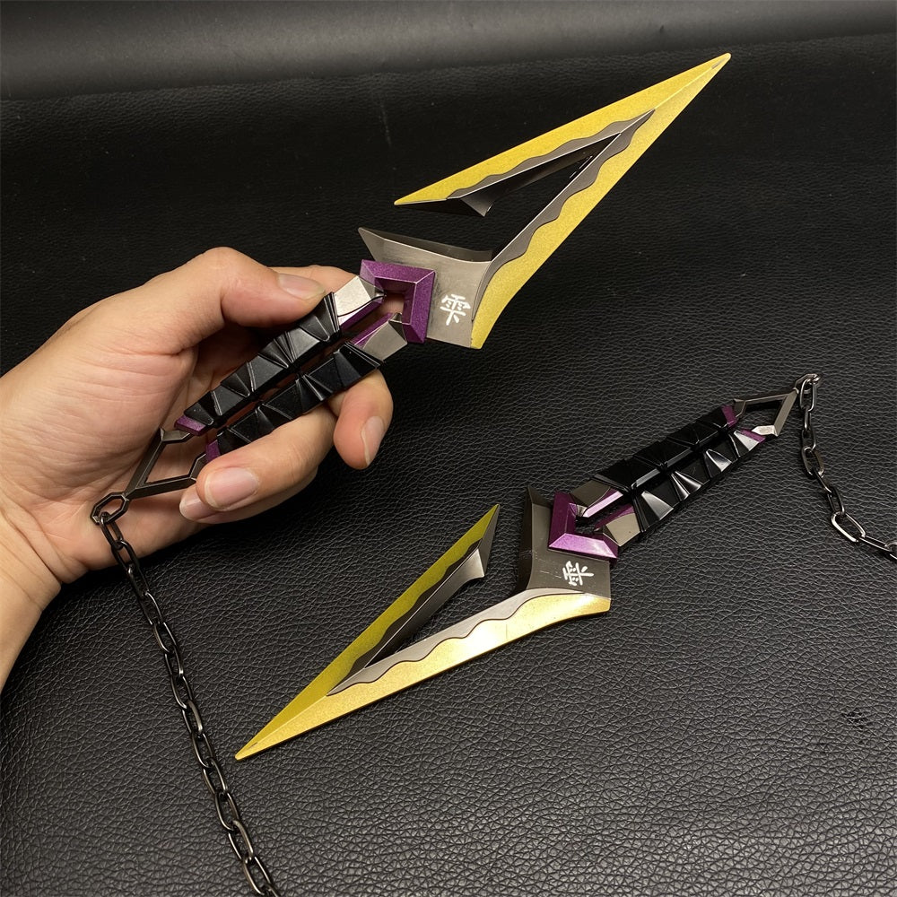 Kuronami No Yaiba Purple Melee Metal Props USA Stock - Tophatter Daily Deals