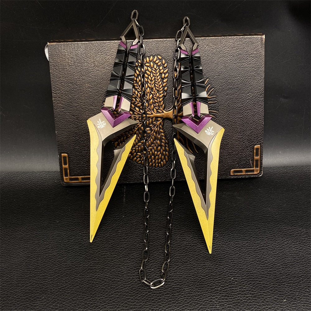 Kuronami No Yaiba Purple Melee Metal Props USA Stock - Tophatter Daily Deals