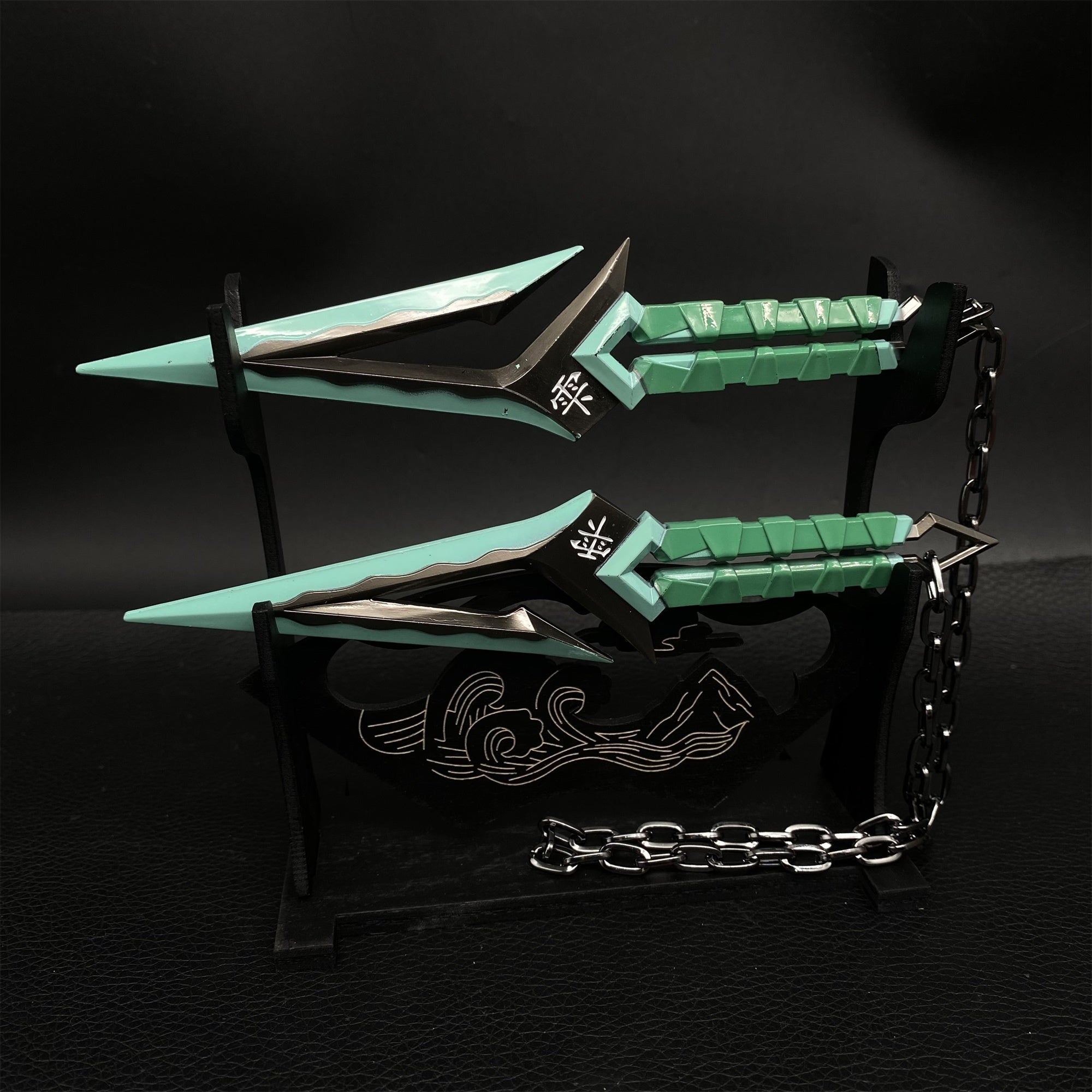 1/2 Scale Kuronami no Yaiba Mini Scale Replica 4 Colors Green & Stand - Tophatter Daily Deals