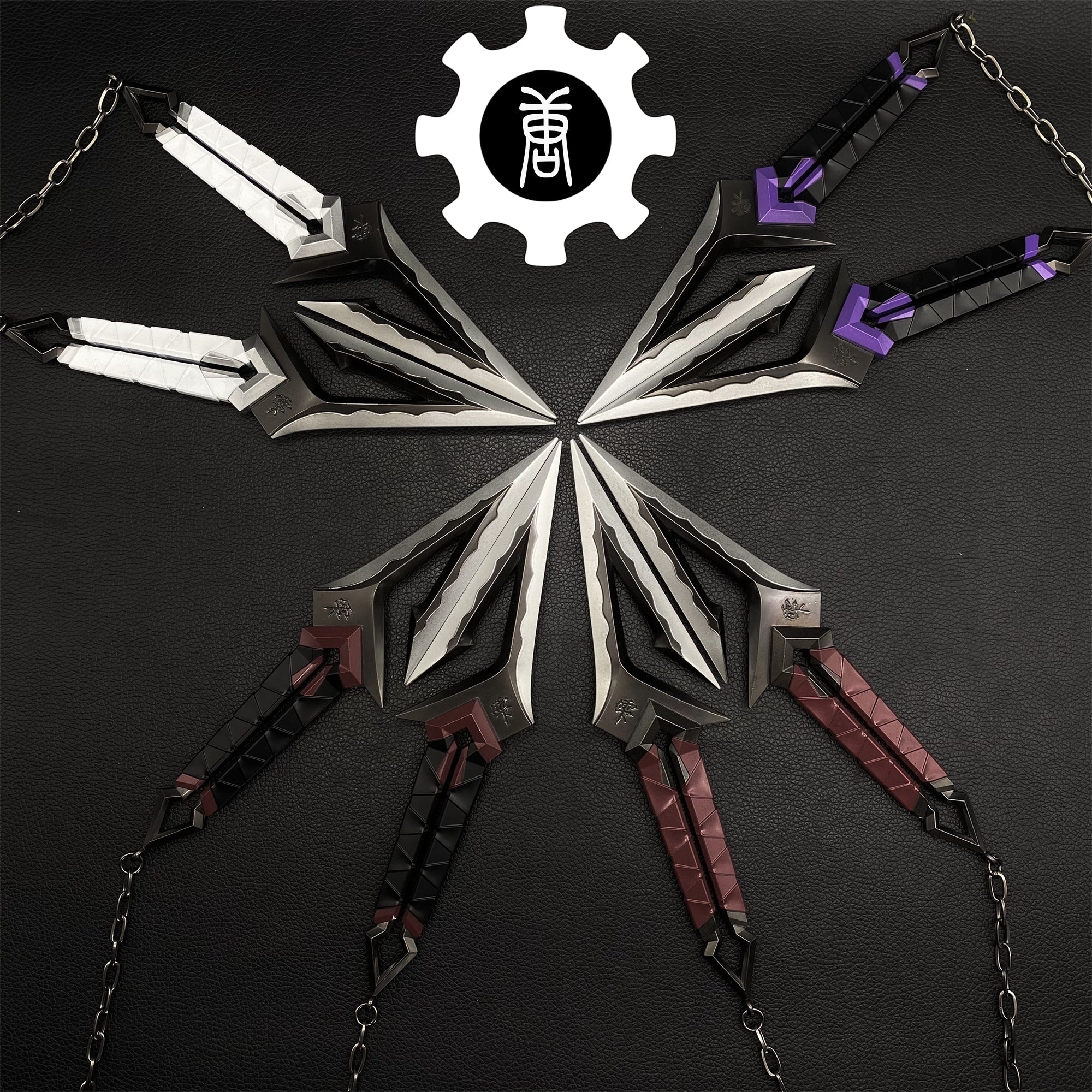 Metal Kuronami no Yaiba Life Size Kuronami Kunai Knife Most Accurate Replica weapon fan art - Tophatter Daily Deals