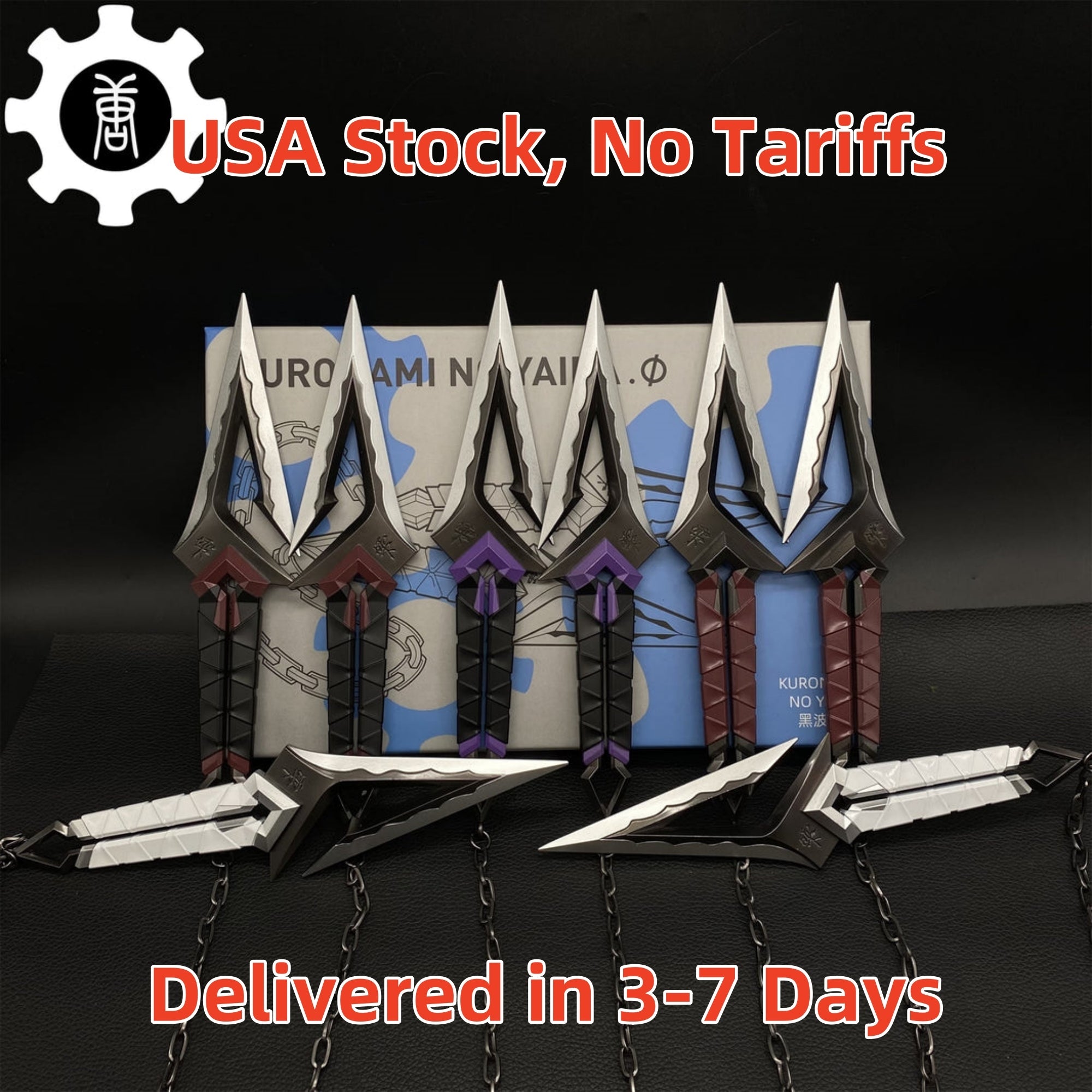 Metal Kuronami no Yaiba Life Size Kuronami Kunai USA Only weapon fan art - Tophatter Daily Deals