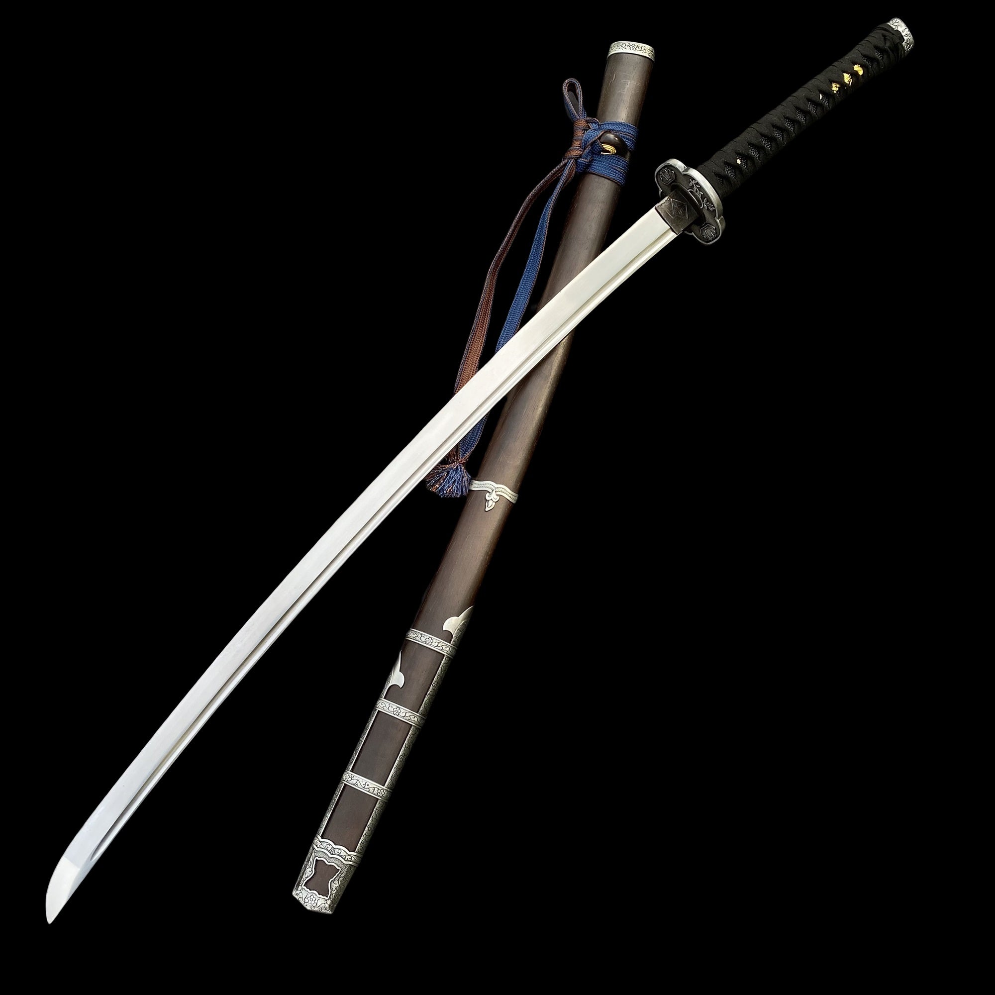 Life-Size Kusabimaru Katana, Gracious Gift of Tears, Black Mortal Blade Replicas Kusabimaru Katana - Tophatter Daily Deals