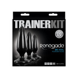 Renegade Pleasure Plug Trainer Kit – 3pc Tapered Butt Plug Set > Anal Range > Butt Plug Kits - Tophatter Daily Deals