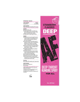 Deep AF (Strawberry) – Flavored Oral Desensitizer Spray 29 ml > Lube > Oral Gels & Sprays - Tophatter Daily Deals