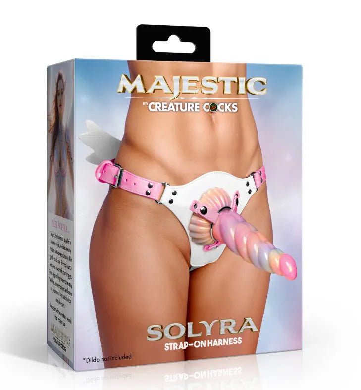 Solyra Good Angel – Adjustable Vegan Leather Strap-On Harness > Dildos > Strap On Harnesses - Tophatter Daily Deals