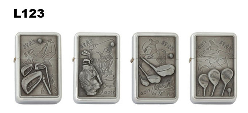 OIL LIGHTERS ASSORTED GOLF~ LIGHTER FLUID NOT INCLUDED - Tophatter Daily Deals