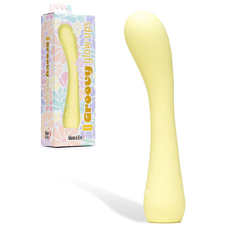 Adam & Eve Groovy Glow-Ups Bendie – USB Rechargeable 18cm G-Spot Vibrator > Vibrators > G-Spot - Tophatter Daily Deals