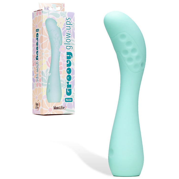 Adam & Eve Groovy Glow-Ups Flexie – USB Rechargeable 19 cm G-Spot Vibrator > Vibrators > G-Spot - Tophatter Daily Deals