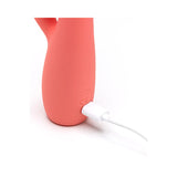 Adam & Eve Groovy Glow-Ups Curvie – USB Rechargeable 17.8 cm Rabbit Vibrator > Vibrators > Ladies > Rabbit - Tophatter Daily Deals