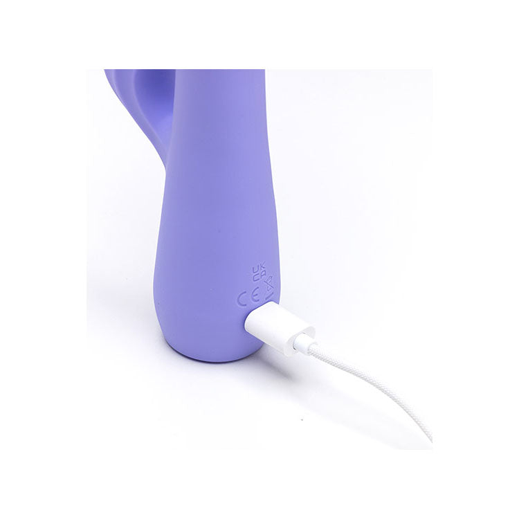 Adam & Eve Wavie – USB Rechargeable 16.5 cm Rabbit Vibrator > Vibrators > Ladies > Rabbit - Tophatter Daily Deals