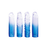Adam & Eve Sapphire Sleeve Set – Clear Penis Sleeve Set of 4 > Sex Toys For Men > Penis Sleeves - Tophatter Daily Deals