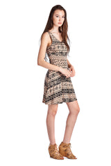 Women's Printed Jersey Dress Dresses / Midi - Tophatter Daily Deals