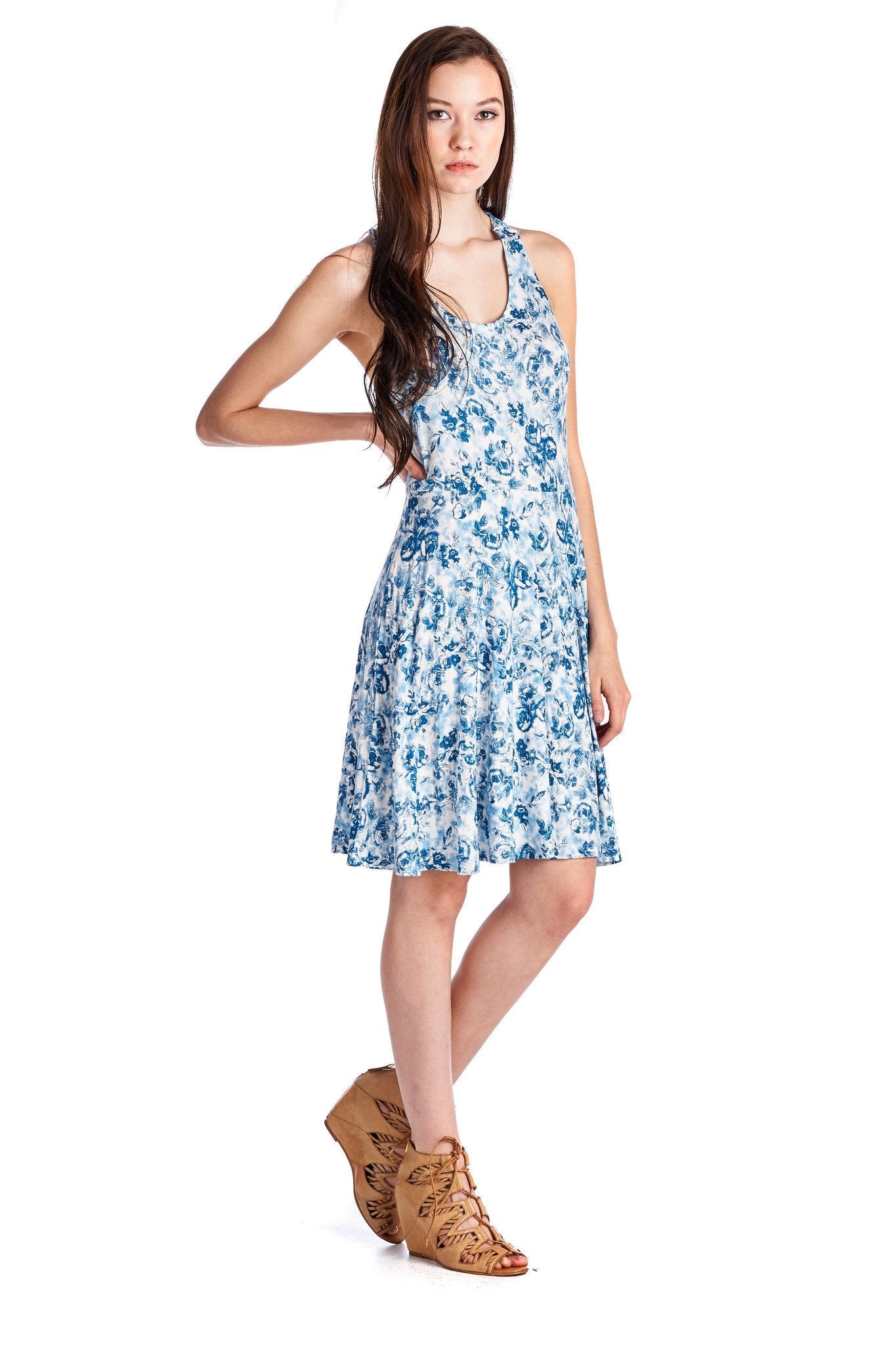 Women's Printed Jersey Dress Dresses / Midi - Tophatter Daily Deals