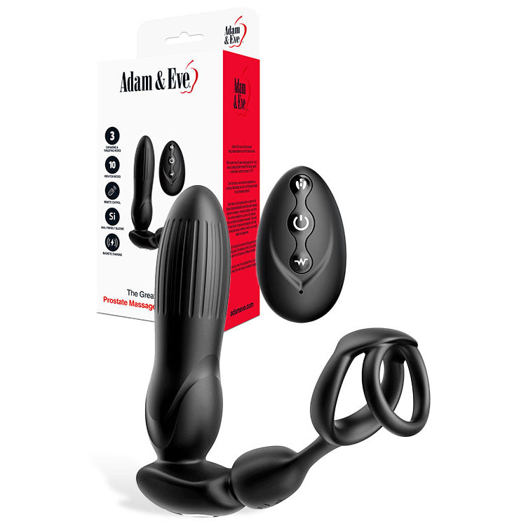 Adam & Eve The Great Expander – USB Rechargeable Thrusting Prostate Massager > Anal Range > Prostate Plugs - Tophatter Daily Deals