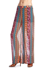 Women's Printed Palazzo Pants Pants - Tophatter Daily Deals