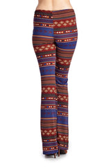 Women's Geo Stripe Flare Pants Pants - Tophatter Daily Deals