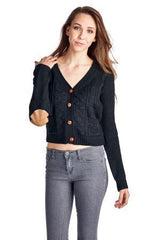 Women's Cable Knit Button Down Cardigan Cardigan - Tophatter Daily Deals