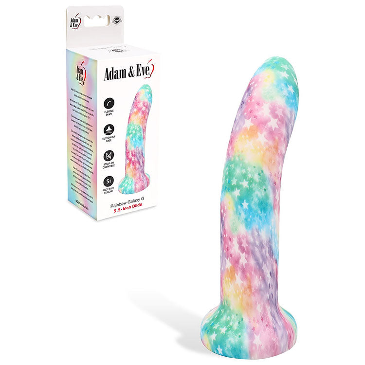 Adam & Eve Rainbow Galaxy G – 14 cm Dildo > Dildos > Realistic Dildos - Tophatter Daily Deals