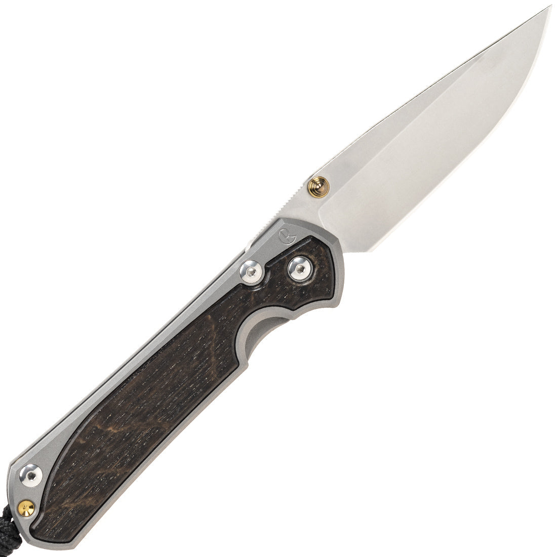 Chris Reeve Knives - Large Sebenza 31 - Left Handed - Bog Oak Inlay - Drop Point - L31-1101 FOLDING KNIVES - Tophatter Daily Deals