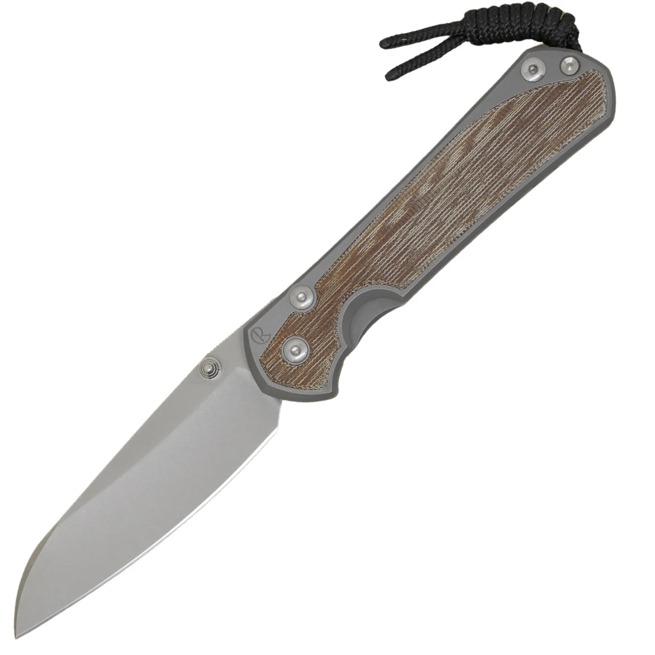 Chris Reeve Knives Large Sebenza 31 - Glass Blasted Natural Canvas Micarta Inlay - Insingo - L31-1226 FOLDING KNIVES - Tophatter Daily Deals