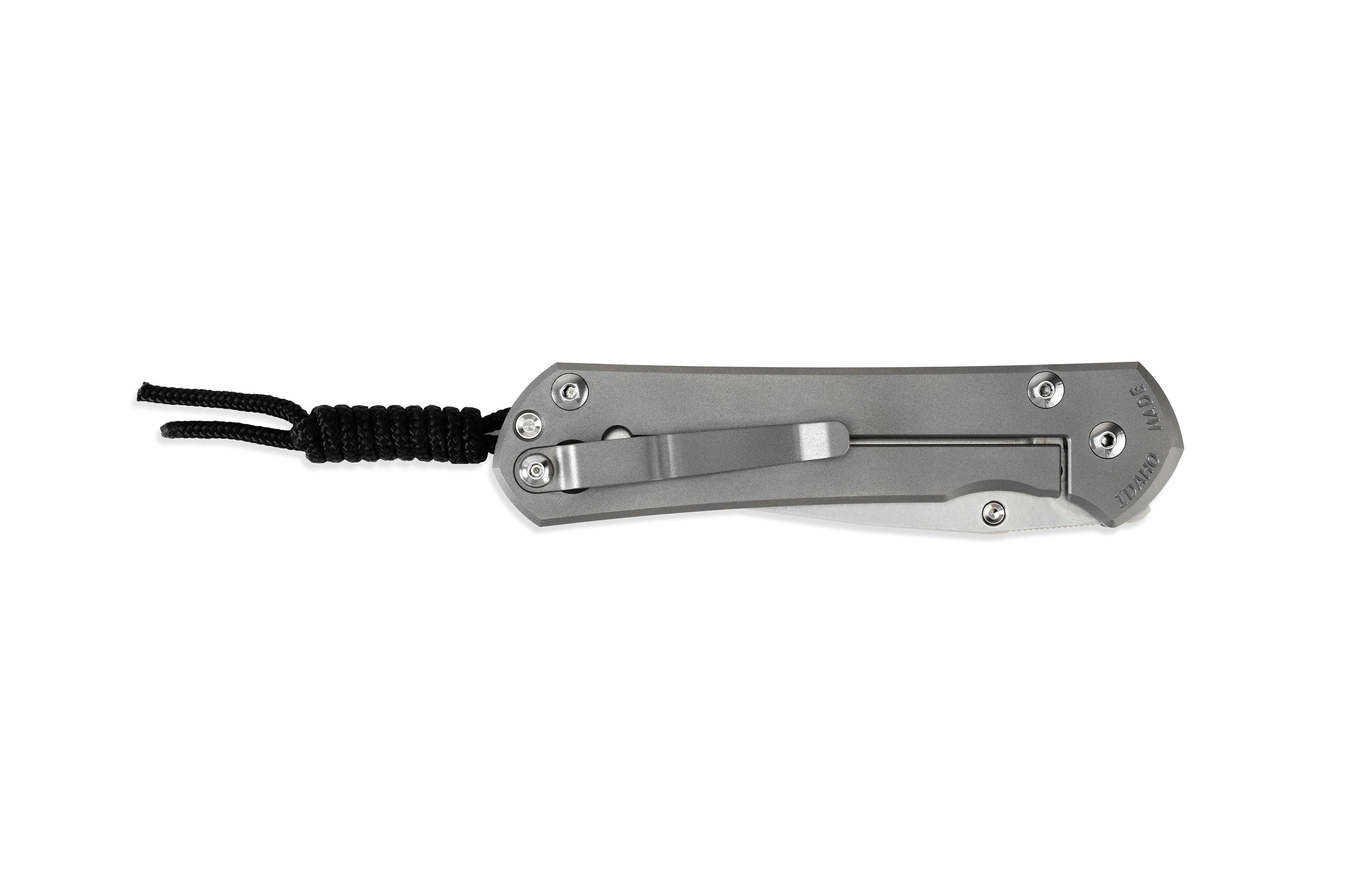 Chris Reeve Knives Small Sebenza 31 - 2022 CGG "Forever Flag" - Drop Point - Glass Blasted - S31-1690 FOLDING KNIVES - Tophatter Daily Deals