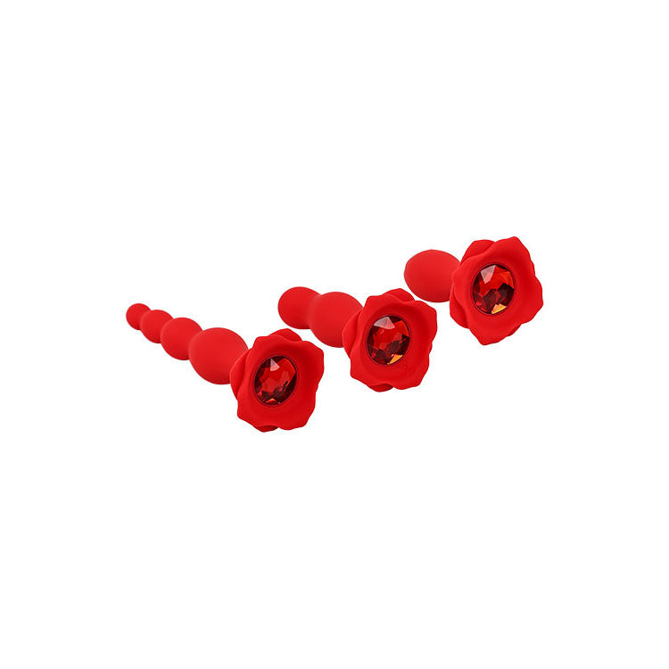 Adam & Eve Booty Bouquet (Set of 3) – Anal Training Kit > Anal Range > Butt Plug Kits - Tophatter Daily Deals