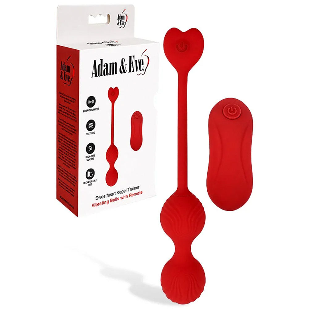 Adam & Eve Sweetheart (Pink) – Rechargeable Remote-Controlled Kegel Trainer Balls > Sex Toys For Ladies > Kegel Exercise - Tophatter Daily Deals